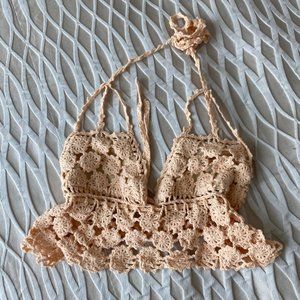 Free People crochet bralette